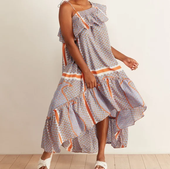 ANTIK BATIK Gisele One Shoulder Sundress - XS - Picture 2 of 9